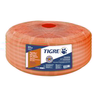 Eletroduto Corrugado Laranja TigreFlex 20mmx50m Eletroduto Corrugado Laranja TigreFlex 20mmx50m