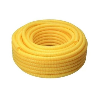 Eletroduto Corrugado Pvc Krona 25mmX10m Amarelo Eletroduto Corrugado Pvc Krona 25mmX10m Amarelo