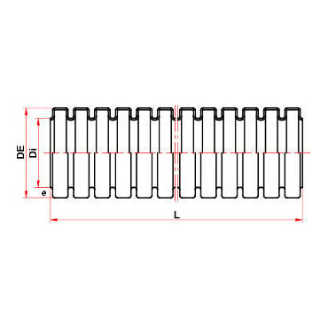 Eletroduto Corrugado TigreFlex 20mmx50m