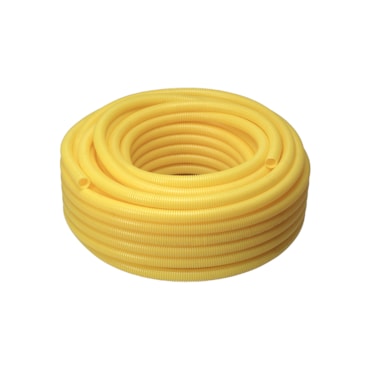 Eletroduto de PVC Corrugado Flexível Krona de parede 25mm x 25 metros Eletroduto de PVC Corrugado Flexível Krona de parede 25mm x 25 metros