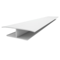 Emenda para Forro PVC Tipo H Fortlev 6m Branco
