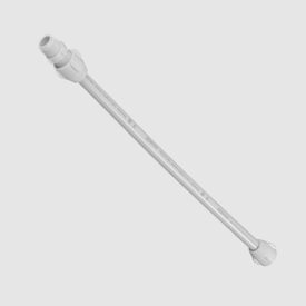 Engate Flexível de Plástico Krona Branco 1/2x50cm