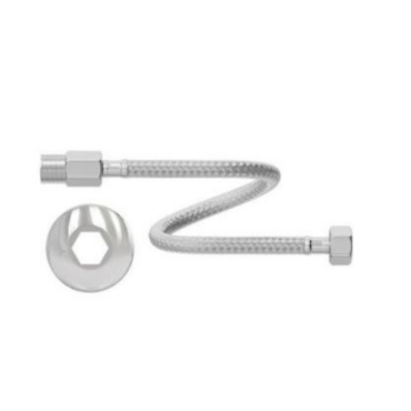 Engate Flexível para Vaso Sanitário Aço Inoxidável Censi 60Cm Engate Flexível para Vaso Sanitário Aço Inoxidável Censi 60Cm