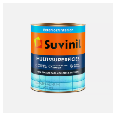 Esmalte Acetinado Multissuperfícies Branco 900mL Suvinil