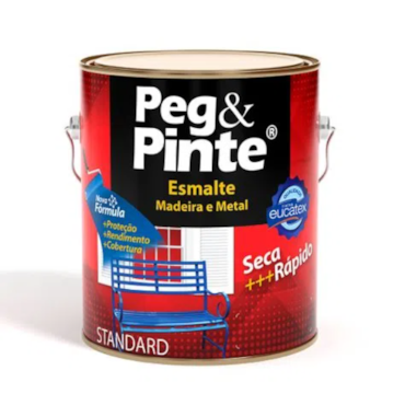 Esmalte Brilhante Peg Pinte Tabaco 3,6L Eucatex Esmalte Brilhante Peg Pinte Tabaco 3,6L Eucatex