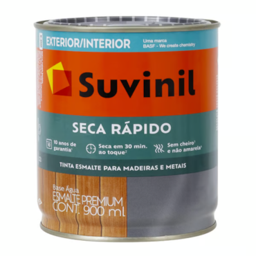 Esmalte Brilhante Seca Rápido Tabaco 900mL Suvinil Esmalte Brilhante Seca Rápido Tabaco 900mL Suvinil