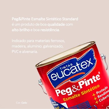 Esmalte Sintético Brilhante Peg Pinte Gelo 3,6L Eucatex