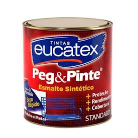 Esmalte Sintético Peg & Pinte Eucatex Branco Brilhante 900ml