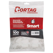 Espaçador Nivela Piso Smart 1,5mm Cortag c/ 100