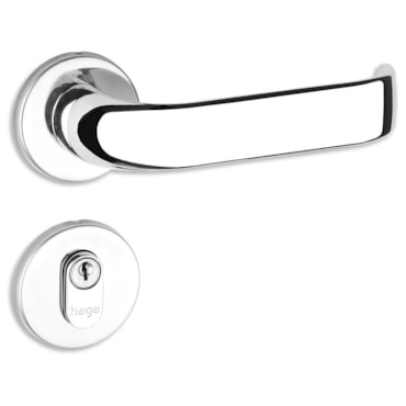 Fechadura Brava Externa Cromada Cilindro 121 Haga Fechadura Brava Externa Cromada Cilindro 121 Haga