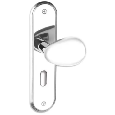 Fechadura Interna Click Cromada Espelho 280 Haga Fechadura Interna Click Cromada Espelho 280 Haga