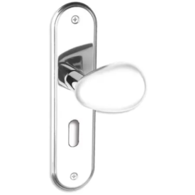 Fechadura Interna Click Cromada Espelho 280 Haga
