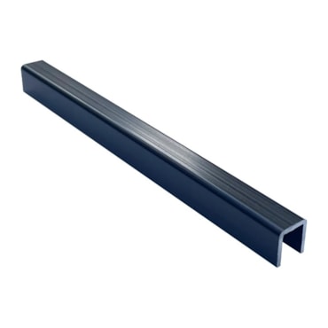 Filete Alufit Nº1 Mozaik Preto Polido em Aluminio 9,5x300cm Filete Alufit Nº1 Mozaik Preto Polido em Aluminio 9,5x300cm