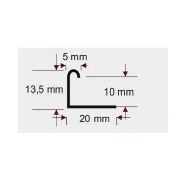 Filete Fil Inox Polido 13.5x120cm