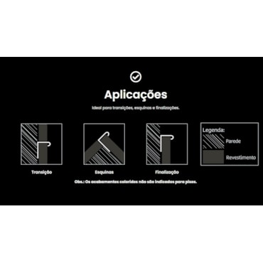 Filete L Inox Polido 1,5x120cm