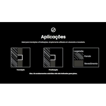 Filete PP1 Mozaik Ouro Matte em Aço Inox 1x120cm