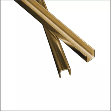 Filete PP1 Mozaik Ouro Matte em Aço Inox 1x120cm