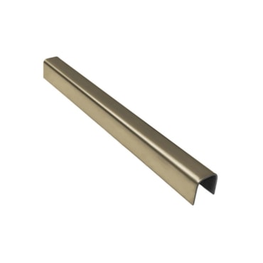 Filete PP1 Mozaik Ouro Polido em Aço Inox 10x120cm