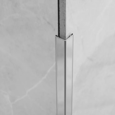 Filete V Mozaik Aço Inox Escovado 1,25x120cm