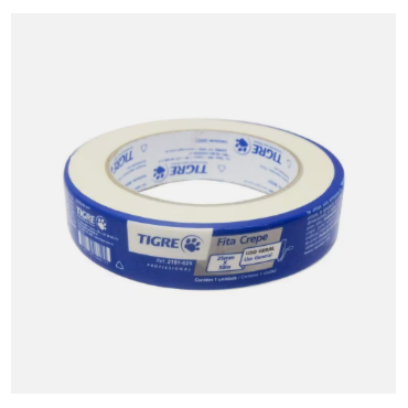 Fita Crepe 48mm X 50m Tigre Fita Crepe 48mm X 50m Tigre