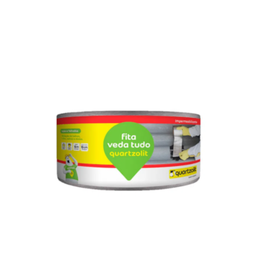 Fita Impermeabilizante Veda Tudo Quartzolit 15cm x 10m Fita Impermeabilizante Veda Tudo Quartzolit 15cm x 10m