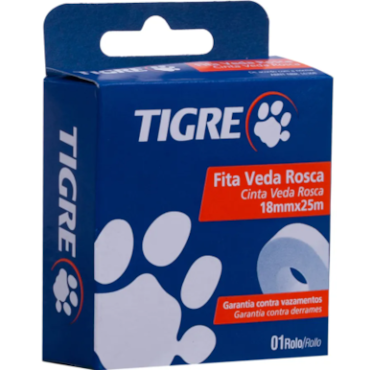Fita Vedarosca Tigre 18mmx25m