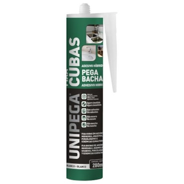 Fixa Cuba Unipega Cartuho Branco 280ML