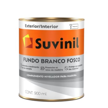 Fundo Branco Fosco Suvinil 900ml Fundo Branco Fosco Suvinil 900ml