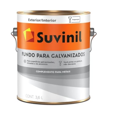 Fundo para Galvanizados Suvinil Galão 3,6L Fundo para Galvanizados Suvinil Galão 3,6L