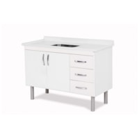 Gabinete Rorato Toquio 116cm Branco