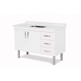 Gabinete Rorato Toquio 116cm Branco