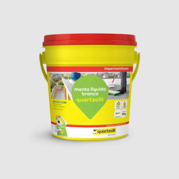 Impermeabilizante Manta Líquida Branca 4,5kg Quartzolit Impermeabilizante Manta Líquida Branca 4,5kg Quartzolit