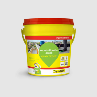 Impermeabilizante Manta Líquida Preta 3,6kg Quartzolit Impermeabilizante Manta Líquida Preta 3,6kg Quartzolit
