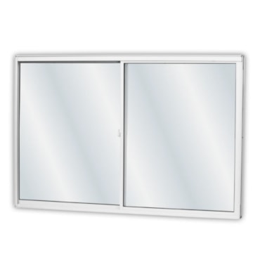 Janela de Correr em Alumínio MGM Duas Folhas Móveis 100x150cm Janela de Correr em Alumínio MGM Duas Folhas Móveis 100x150cm