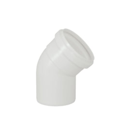 Joelho 45º para Esgoto Krona Série Normal Branco 40mm