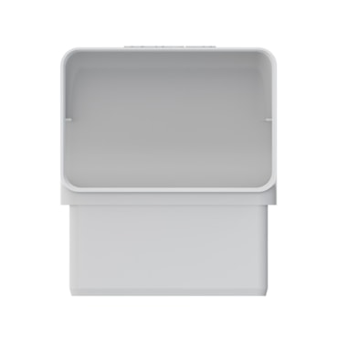 Joelho 90° Aquapluv Retangular Style Branco
