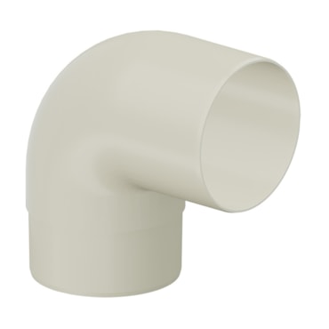 Joelho 90° Circular Aquapluv Style Branco Tigre Joelho 90° Circular Aquapluv Style Branco Tigre