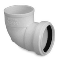 Joelho 90° com Anel 40x1.1/2 Branco