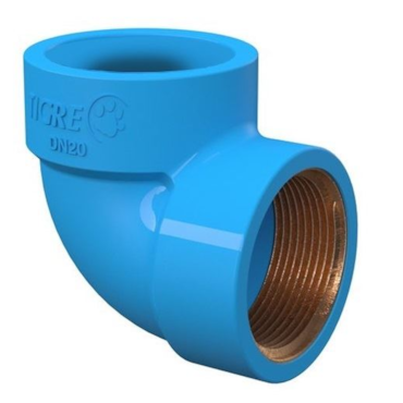 Joelho com Bucha de Latão LRM Tigre 3/4x25'' Joelho com Bucha de Latão LRM Tigre 3/4x25''