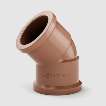 Joelho de 45° Soldável Krona 75mm