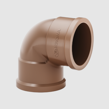 Joelho de 90° Soldável Krona 25mm Joelho de 90° Soldável Krona 25mm
