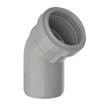 Joelho de Esgoto 45° Tigre Série Reforçada 100mm Joelho de Esgoto 45° Tigre Série Reforçada 100mm