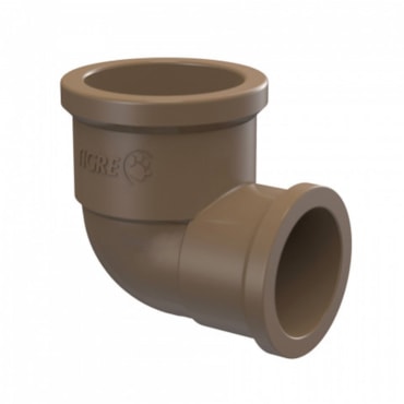 Joelho de Redução de 90° Soldável Tigre 32x25 Joelho de Redução de 90° Soldável Tigre 32x25