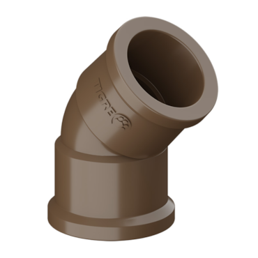 Joelho PVC de 45° Tigre 20mm Soldável Joelho PVC de 45° Tigre 20mm Soldável