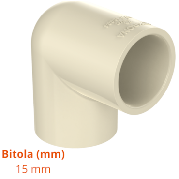 Joelho Ultra Term 90 15mm Joelho Ultra Term 90 15mm