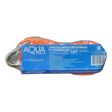 Jogo Cinta com Catraca Aquatools 28mmX4,6m/1500kg