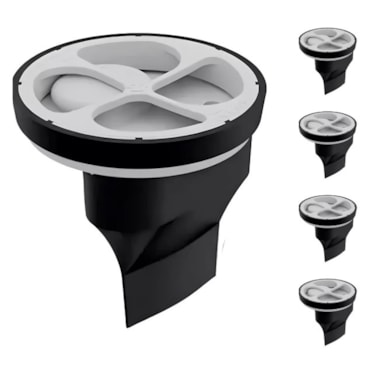 Kit 4x Ralo Anti Espuma 100mm Tigre Elimina Cheiro Sem  Grelha Kit 4x Ralo Anti Espuma 100mm Tigre Elimina Cheiro Sem  Grelha