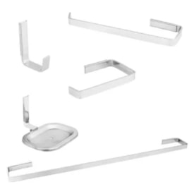 Kit Banheiro Acessório 5 Peças 9020 Stander Quadra Talita
