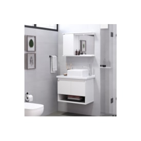 Kit Bergamo Rorato Suspenso 63,5cm Branco