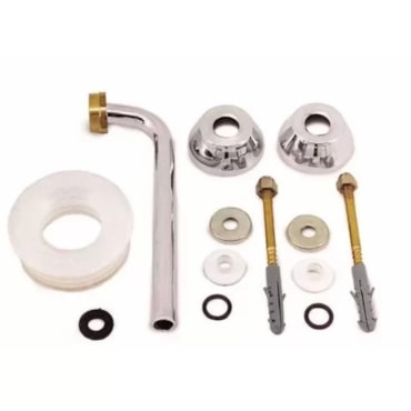 Kit de Fixação Celite para Mictório Pequeno 10'' Cromado Kit de Fixação Celite para Mictório Pequeno 10'' Cromado